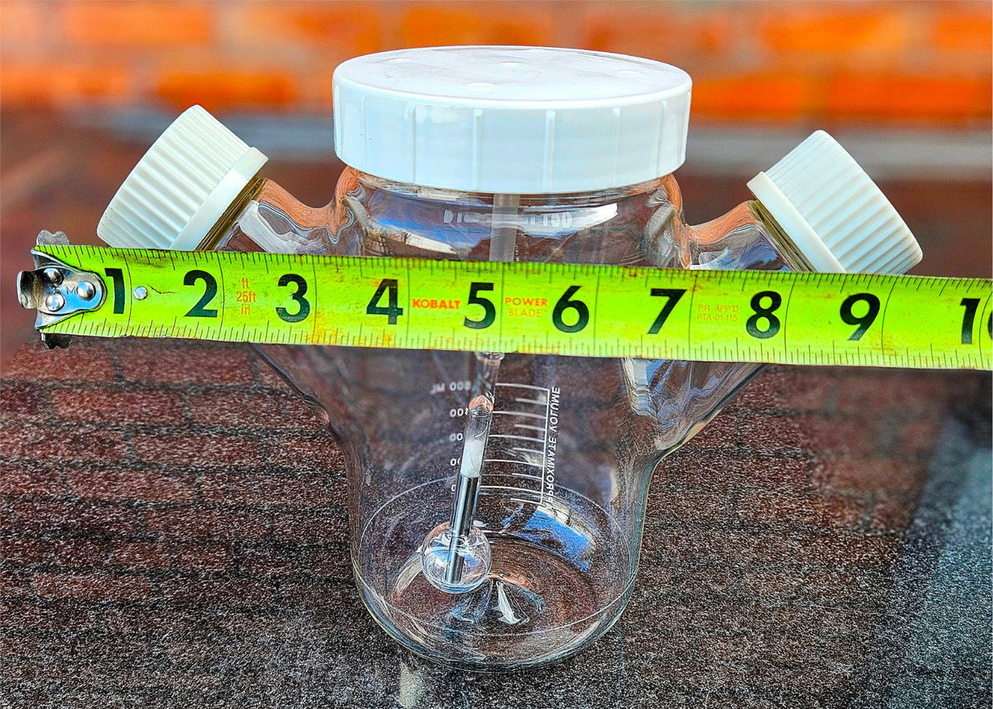 BNEW WHEATON 500ml MAGNA FLEX™ MICROCARRIER SPINNER LAB FLASK 45mm 3 SCREW CAPS