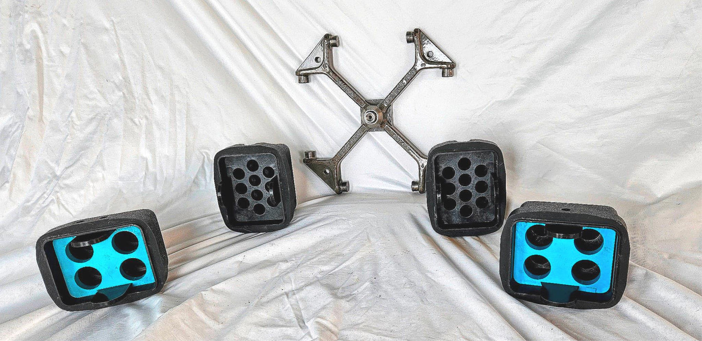 SORVALL™ H1000B SWING BUCKET with 4 ROTORS & 4 INSERTS 120-DAY-WARRANTY FREESHIP