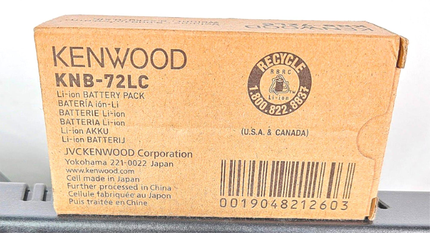 HARRIS 12082 LI-ION 12BAY BATTERY CHARGER w/ BONUS BNEW KENWOOD KNB-72LC WARRANT