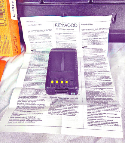 BNEW ORIGINAL KENWOOD KNB-72LC TWO-WAY LMR RADIO BATTERY 90DAYWARRANTY FREE SHIP