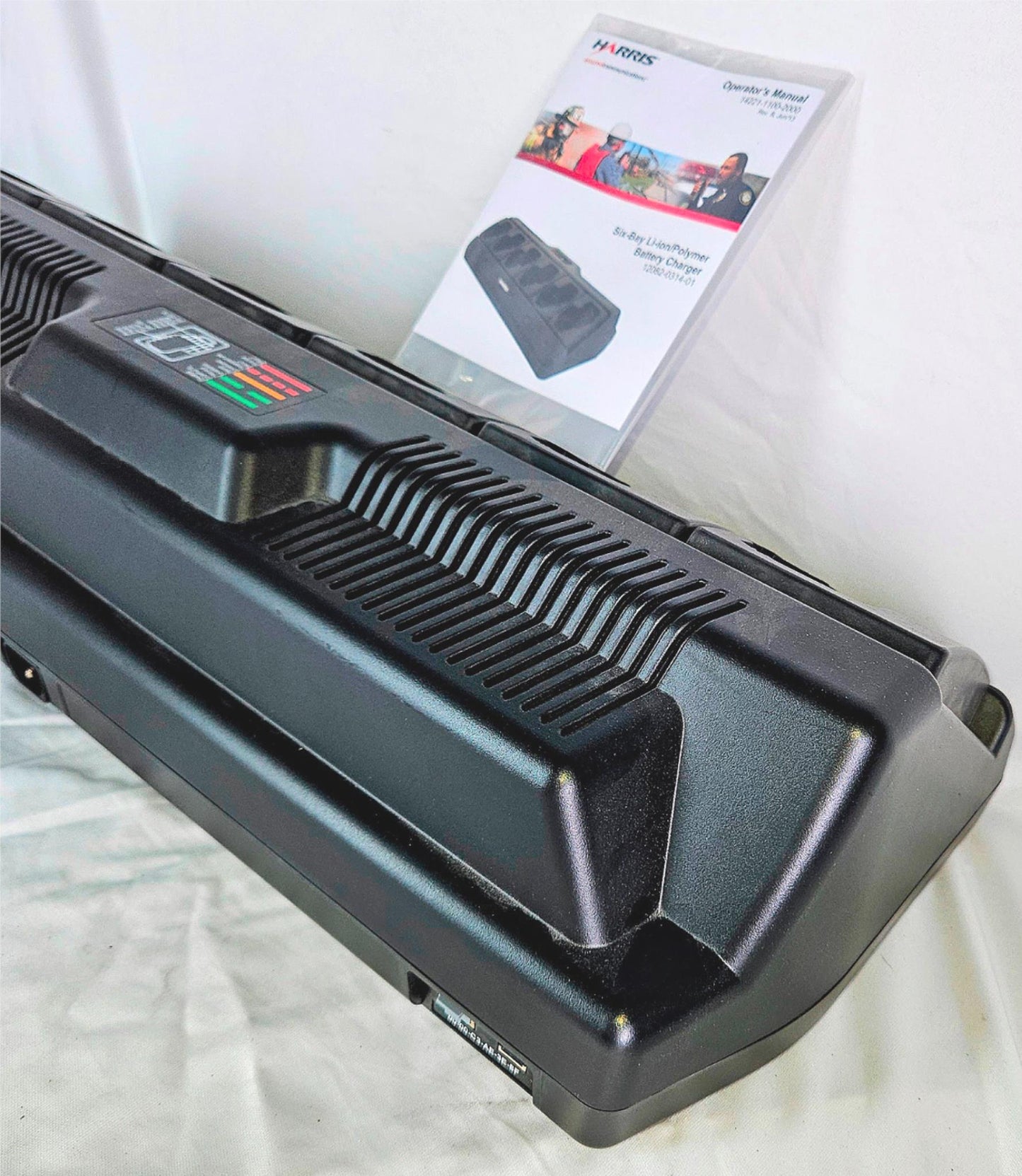 HARRIS 12082 LI-ION 12BAY BATTERY CHARGER w/ BONUS BNEW KENWOOD KNB-72LC WARRANT