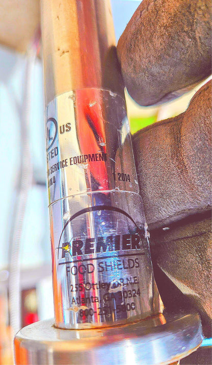 PREMIER COUNTER MOUNTED FOOD WARMER TEMPERED GLASS SHIELD 68 x 21 x 20  FREESHIP