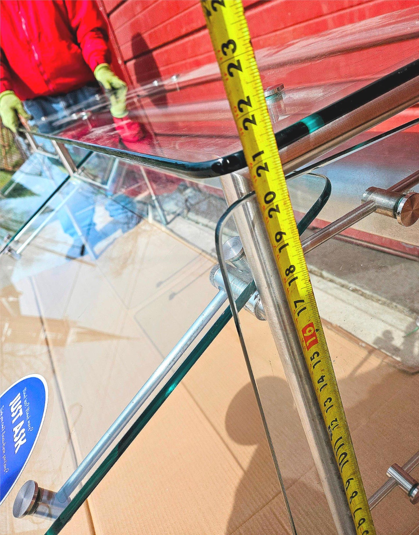 PREMIER COUNTER MOUNTED FOOD WARMER TEMPERED GLASS SHIELD 68 x 21 x 20  FREESHIP