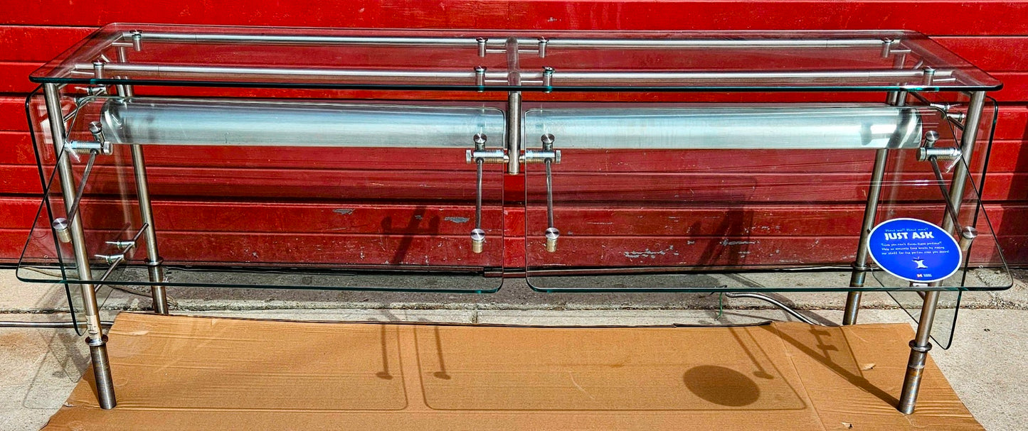 PREMIER COUNTER MOUNTED FOOD WARMER TEMPERED GLASS SHIELD 68 x 21 x 20  FREESHIP