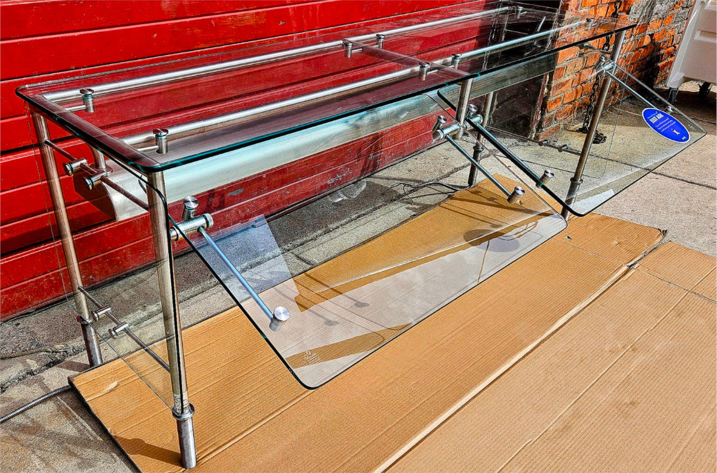 PREMIER COUNTER MOUNTED FOOD WARMER TEMPERED GLASS SHIELD 68 x 21 x 20  FREESHIP