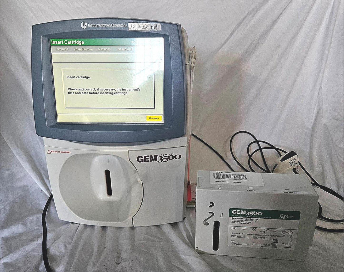 PREMIER GEM 3500™ BLOOD GAS ELECTROLYTES PH GEM PA TEST 120DAYWARRANTY FREE SHIP