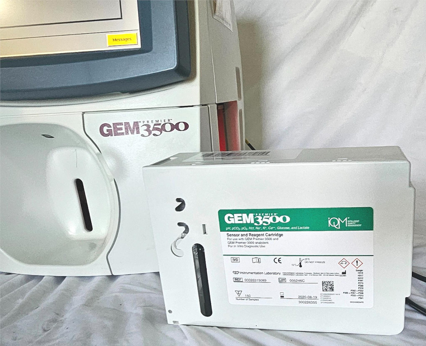 PREMIER GEM 3500™ BLOOD GAS ELECTROLYTES PH GEM PA TEST 120DAYWARRANTY FREE SHIP