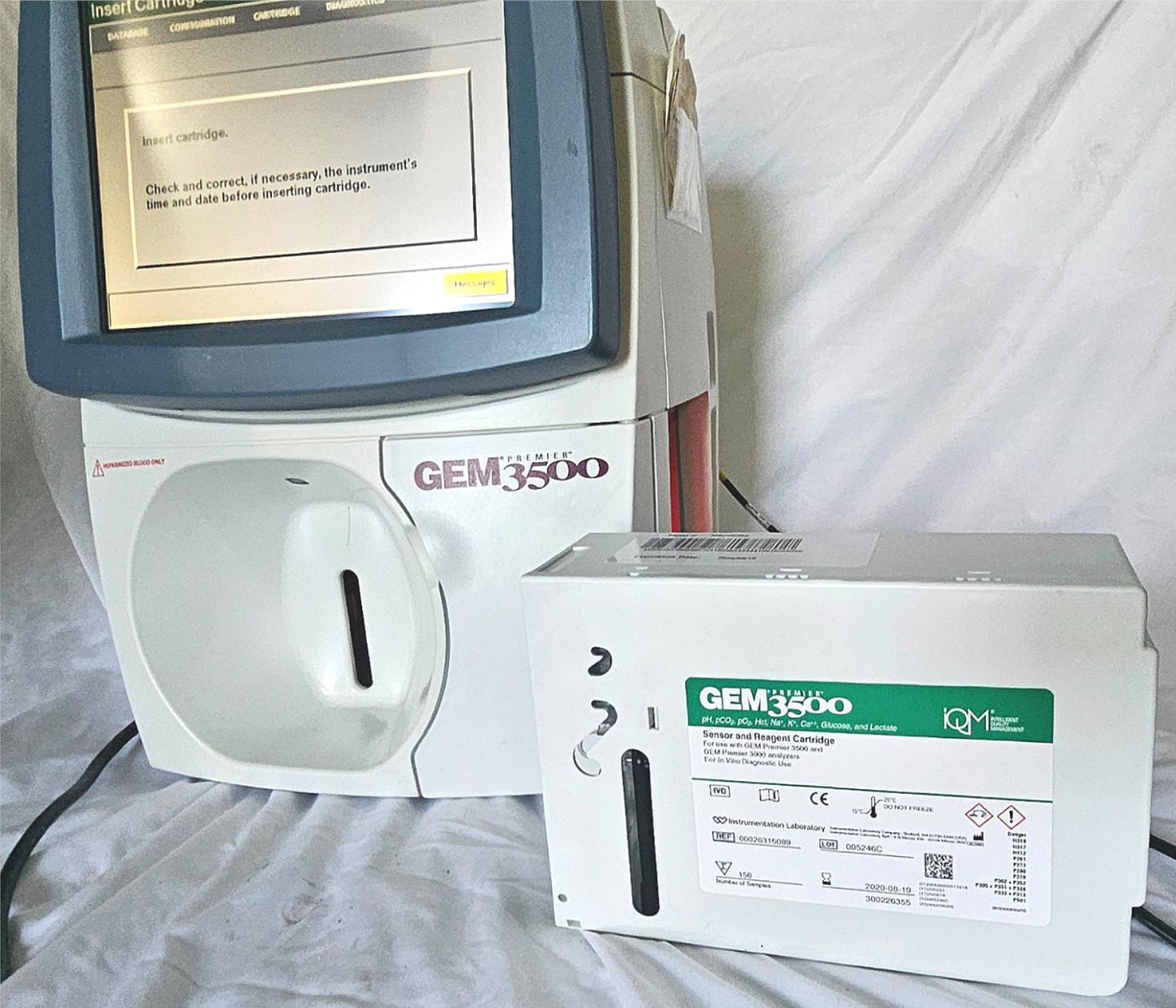 PREMIER GEM 3500™ BLOOD GAS ELECTROLYTES PH GEM PA TEST 120DAYWARRANTY FREE SHIP