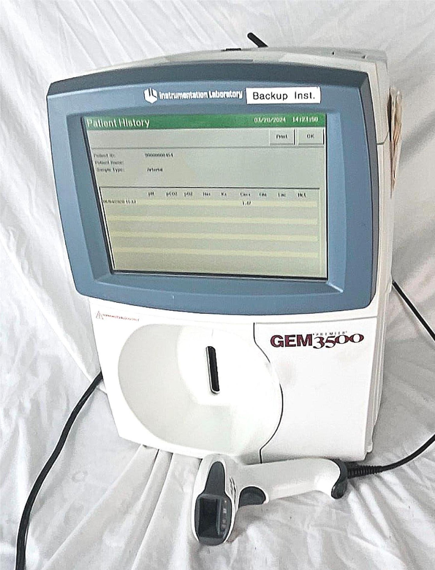 PREMIER GEM 3500™ BLOOD GAS ELECTROLYTES PH GEM PA TEST 120DAYWARRANTY FREE SHIP