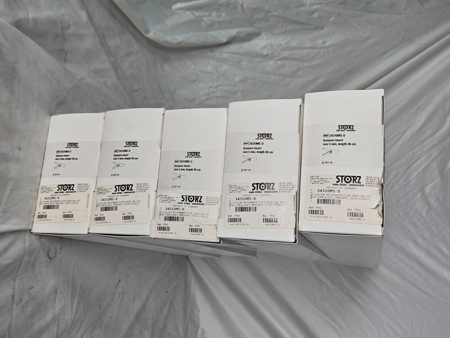 KARL STORZ 34310MS-D SCISSORS INSERT Size 5mm Length 36cm ENDOSKOPE 90DAYWARRANT