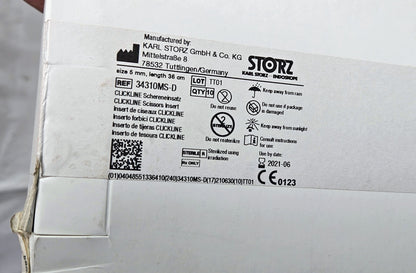 KARL STORZ 34310MS-D SCISSORS INSERT Size 5mm Length 36cm ENDOSKOPE 90DAYWARRANT