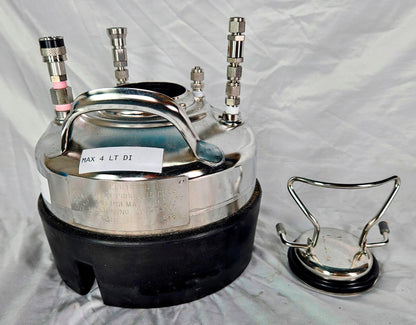 ALLOY PRODUCTS T316L 1LITER WIDE MOUTH ST STEEL PRESSURE VESSEL 90-DAY-WARRANT