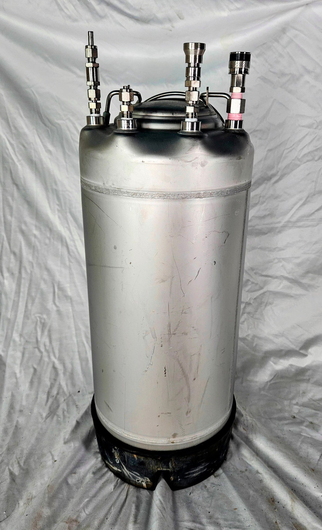 ALLOY PRODUCTS 9LITER WIDE MOUTH OPENING ST STEEL PRESSURE VESSEL 90-DAY-WARRANT