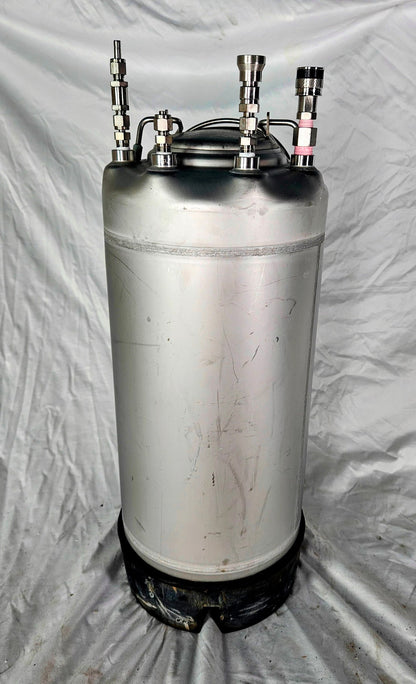 ALLOY PRODUCTS 9LITER WIDE MOUTH OPENING ST STEEL PRESSURE VESSEL 90-DAY-WARRANT