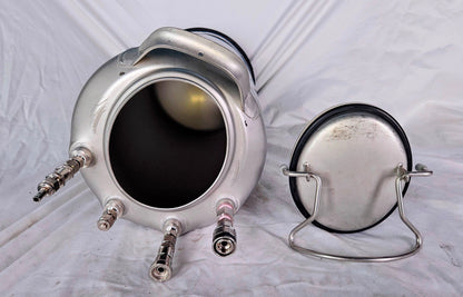 ALLOY PRODUCTS 9LITER WIDE MOUTH OPENING ST STEEL PRESSURE VESSEL 90-DAY-WARRANT