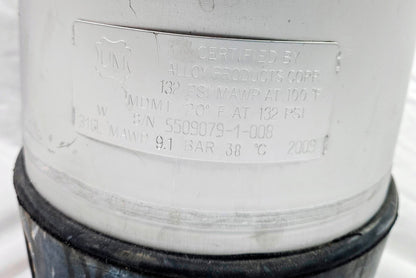 ALLOY PRODUCTS 9LITER WIDE MOUTH OPENING ST STEEL PRESSURE VESSEL 90-DAY-WARRANT