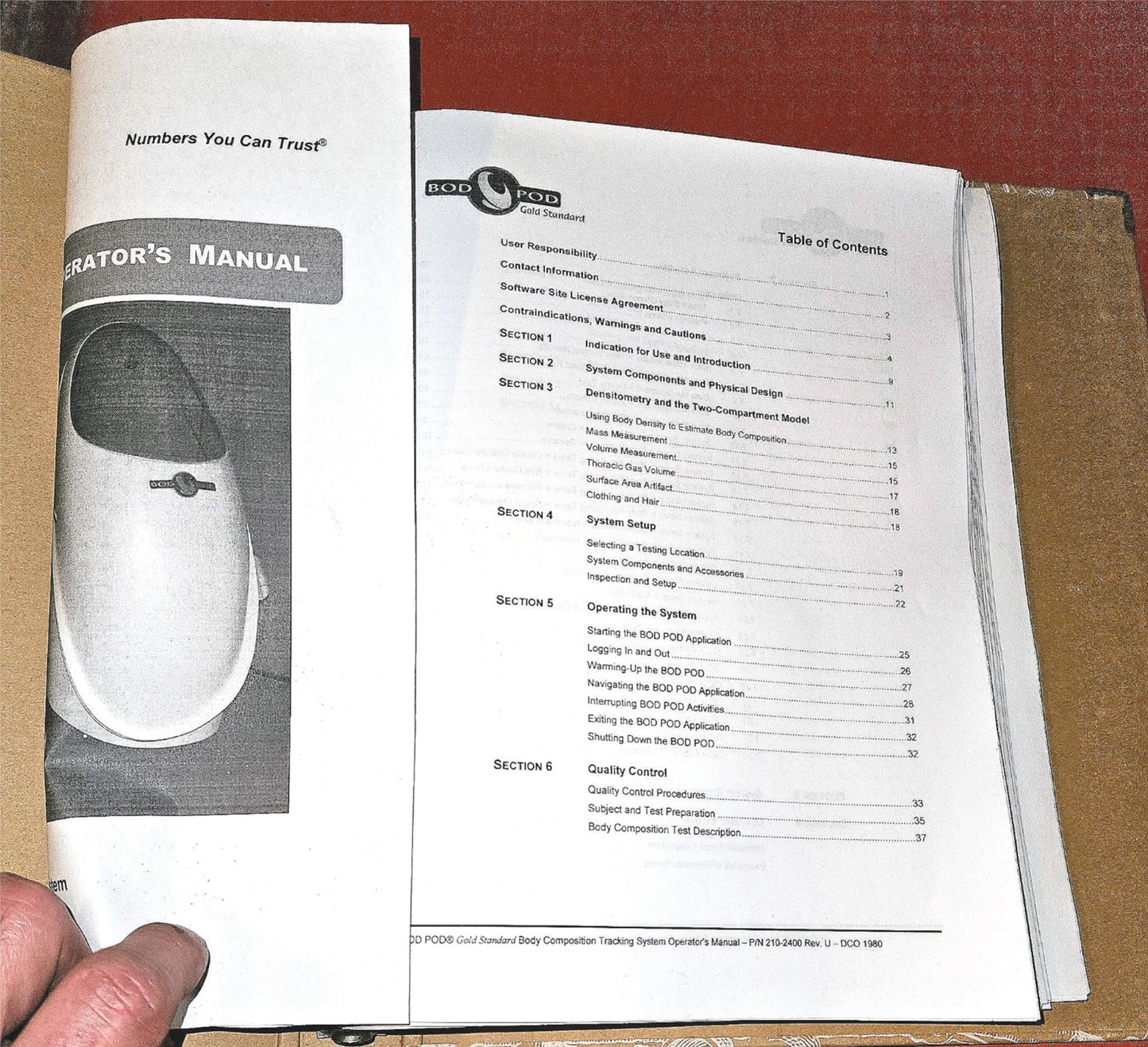 LIFE MEASUREMENT BIOLECTRIC COSMED BOD POD® 2007A PLETHYSMOGRAPH 90-DAY-WARRANTY