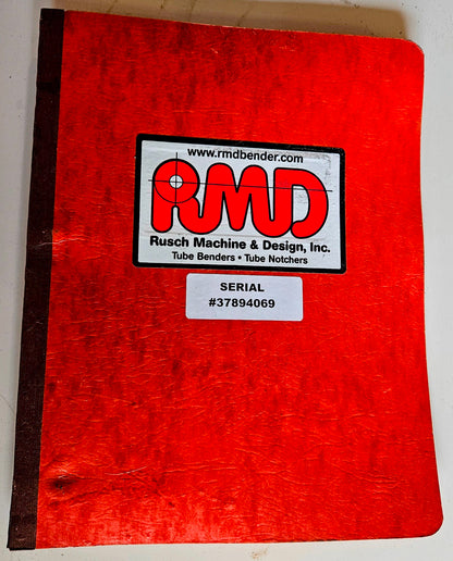 RMD BAILEIGH 900 ABRASIVE TUBE & PIPE NOTCHER BELTS MANUAL 90DAYWARRANT FREESHIP