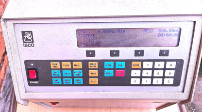 (Does Power On Fine) ISCO 500D SYRINGE PUMP with COMBIFLASH OPTIX 10 WATCH VIDEO