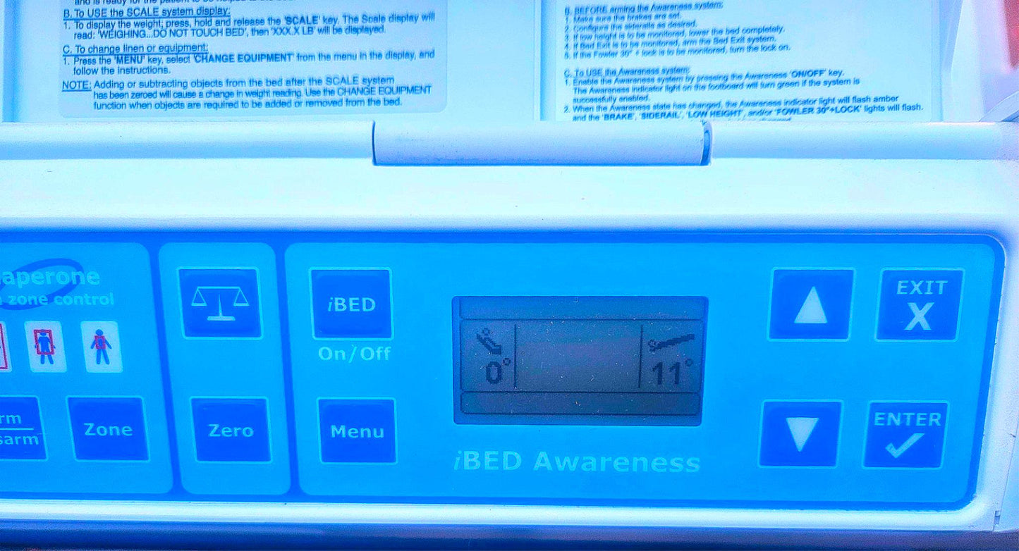 WARRANTY STRYKER S3® MEDICAL SURGICAL POWER BED GURNEY ADJUSTABLE with MATTRESS