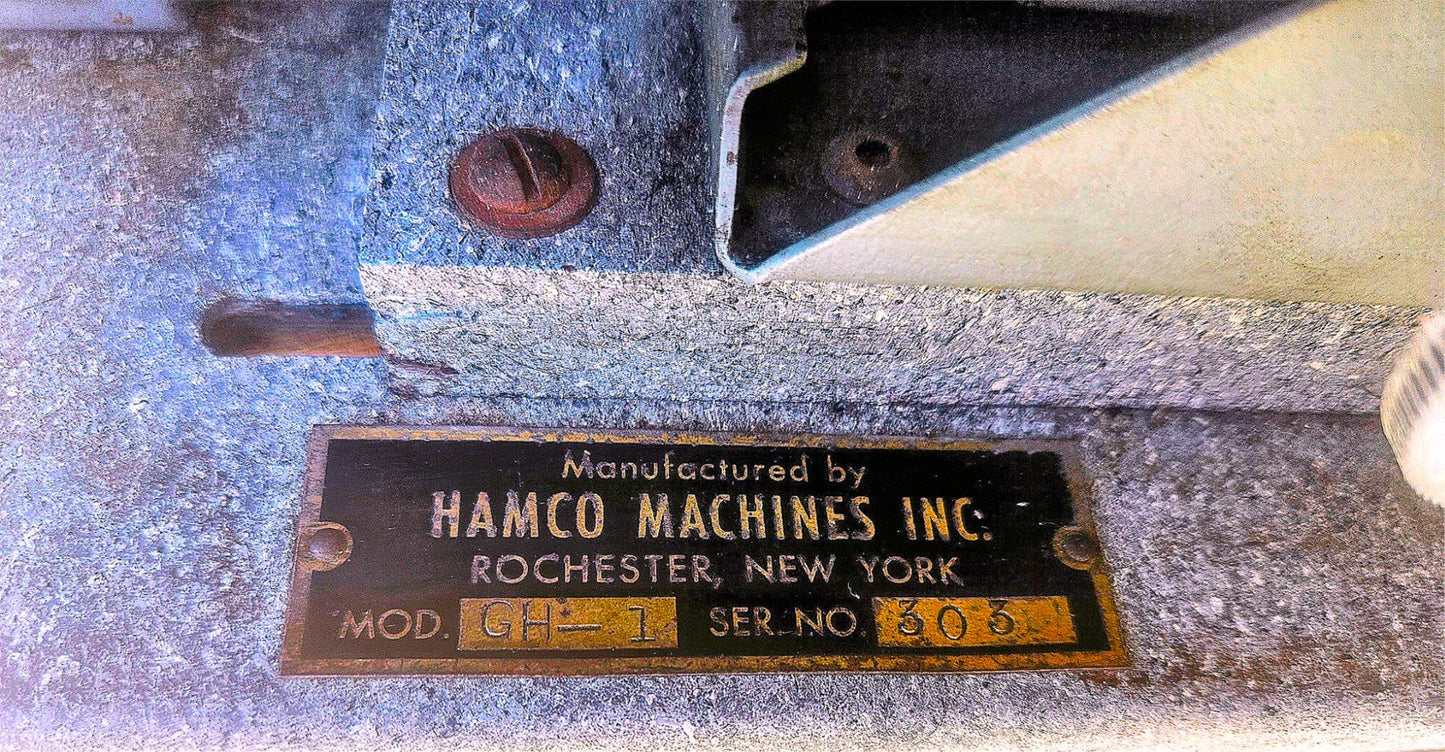 WARRANTY HAMCO THIN SECTION MINERALOGY PETROGRAPHIC MACHINE WATCH VIDEO FREESHIP