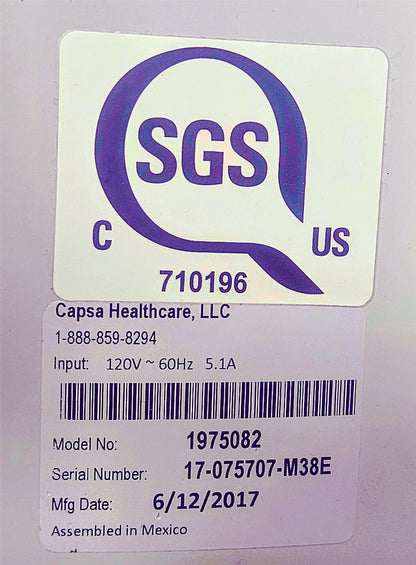 CAPSA HEALTHCARE M38e MEDICAL WORKSTATION SAFETY STORAGE 9BINPOWER LOCKABLE CART