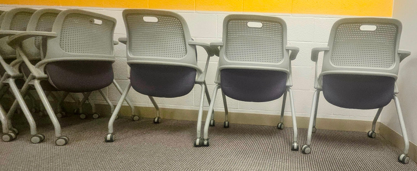 LOT OF 14 ALLSTEEL PERK PLYFOLD MUSCATINE BUSINESS FOLDING CHAIRS FREE SHIP