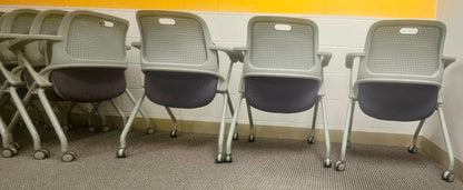 LOT OF 14 ALLSTEEL PERK PLYFOLD MUSCATINE BUSINESS FOLDING CHAIRS FREE SHIP