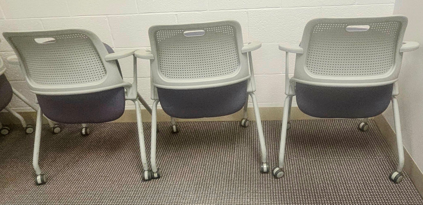 LOT OF 14 ALLSTEEL PERK PLYFOLD MUSCATINE BUSINESS FOLDING CHAIRS FREE SHIP