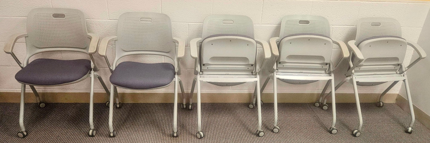 LOT OF 14 ALLSTEEL PERK PLYFOLD MUSCATINE BUSINESS FOLDING CHAIRS FREE SHIP