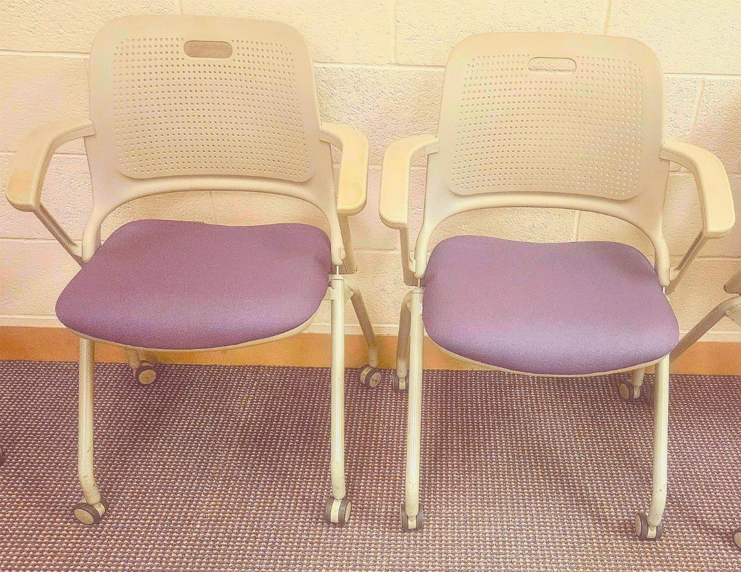 LOT OF 14 ALLSTEEL PERK PLYFOLD MUSCATINE BUSINESS FOLDING CHAIRS FREE SHIP