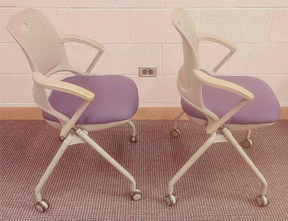 LOT OF 14 ALLSTEEL PERK PLYFOLD MUSCATINE BUSINESS FOLDING CHAIRS FREE SHIP