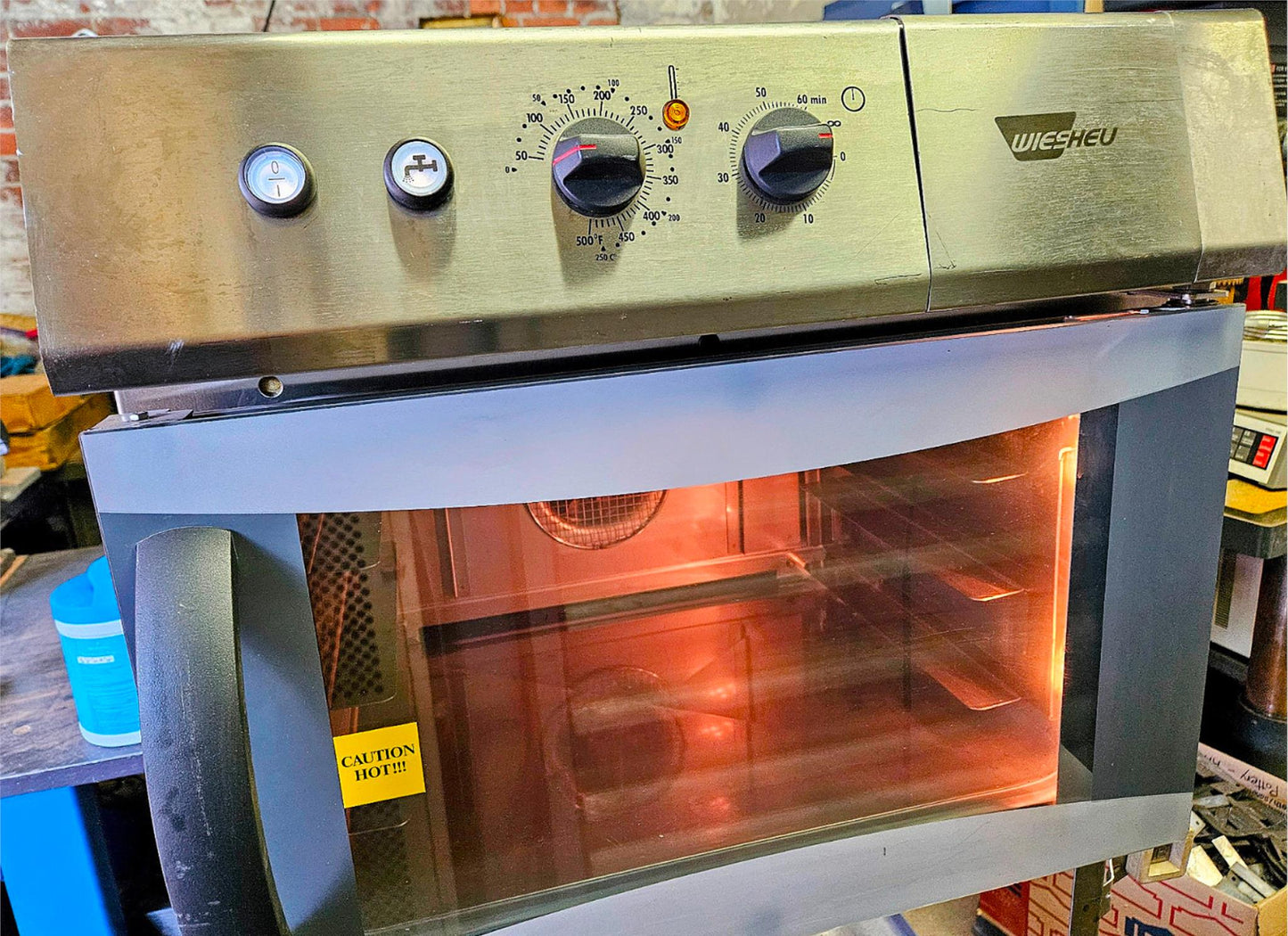 WIESHEU REVENT MINIMAT COMMERCIAL KITCHEN CONVECTION STEAM BAKE OVEN FREE SHIP