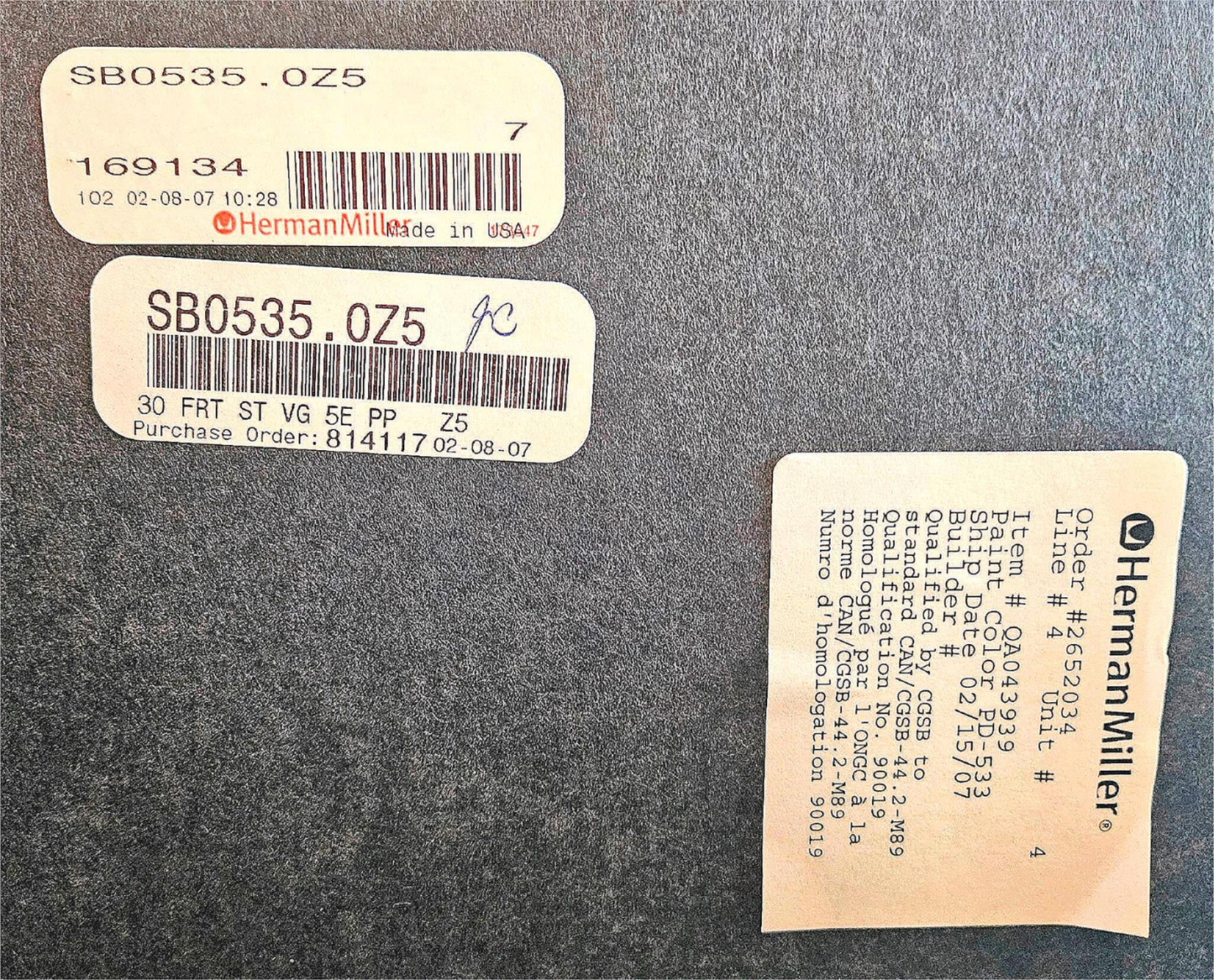 HERMAN MILLER VENEER WOOD LOCKABLE w/KEY 5 DRAWER LATERAL FILE CABINET FREE SHIP