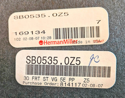 HERMAN MILLER VENEER WOOD 5 DRAWER LATERAL FILE CABINET LOCKABLE KEY & BOOKSHELF