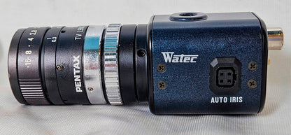 WATEC WAT-902H W85BC PENTAX 16mm 1:1.4 TV CAMERA LENS 90-DAY-WARRANTY FREE SHIP