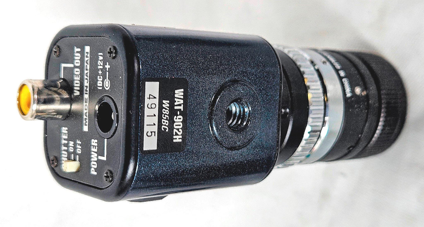 WATEC WAT-902H W85BC PENTAX 16mm 1:1.4 TV CAMERA LENS 90-DAY-WARRANTY FREE SHIP