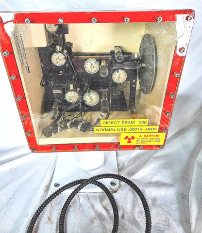 VICTOREEN NUCLEAR ASSOCIATES CLEAR Pb LEAD PLASTIC PANEL X-RAY MITUTOYO FREESHIP