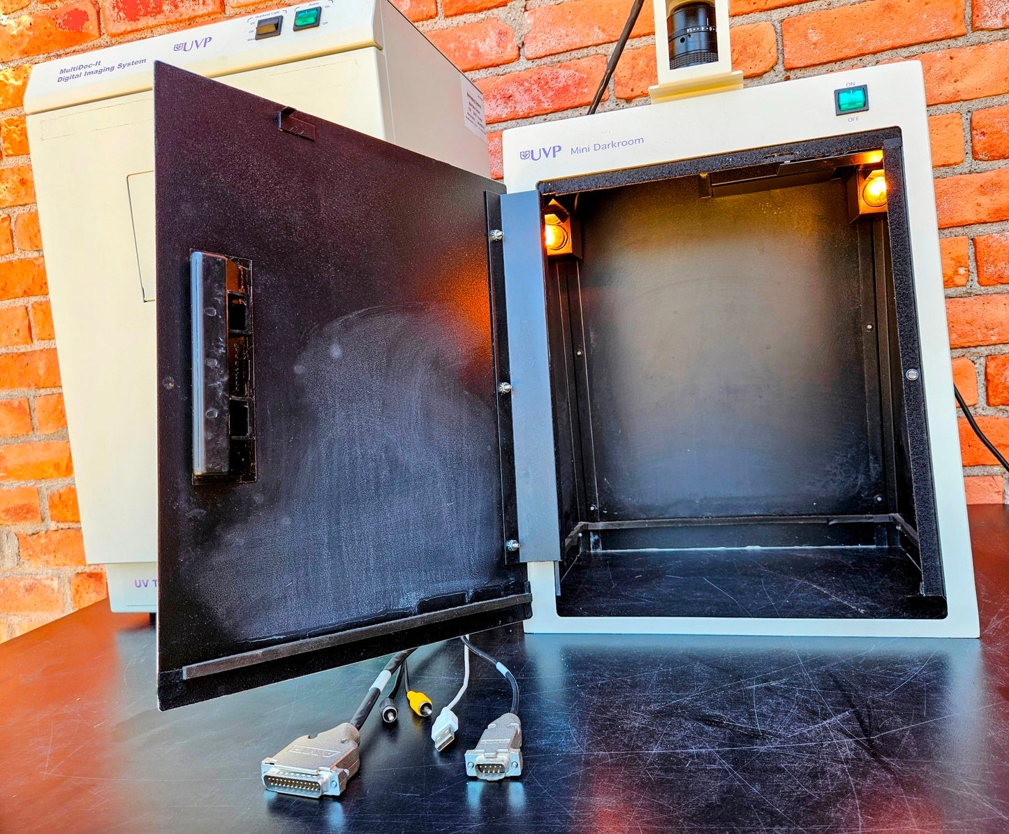 UVP MULTIDOC-IT DIGITALIMAGE SYSTEM MINI DARKROOM CANON TV ZOOM J6x11 MACRO LENS