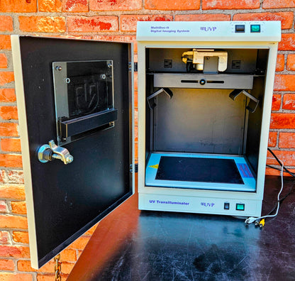 UVP MULTIDOC-IT DIGITALIMAGE SYSTEM MINI DARKROOM CANON TV ZOOM J6x11 MACRO LENS