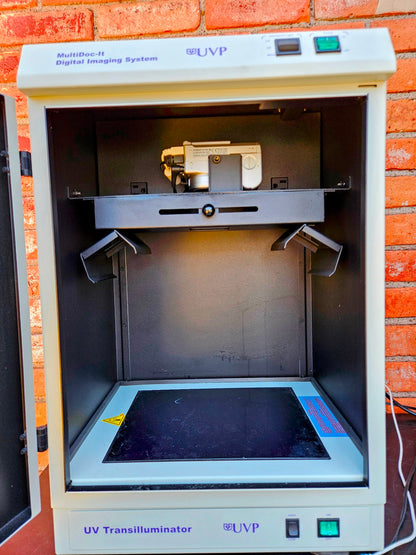 UVP MULTIDOC-IT DIGITALIMAGE SYSTEM MINI DARKROOM CANON TV ZOOM J6x11 MACRO LENS