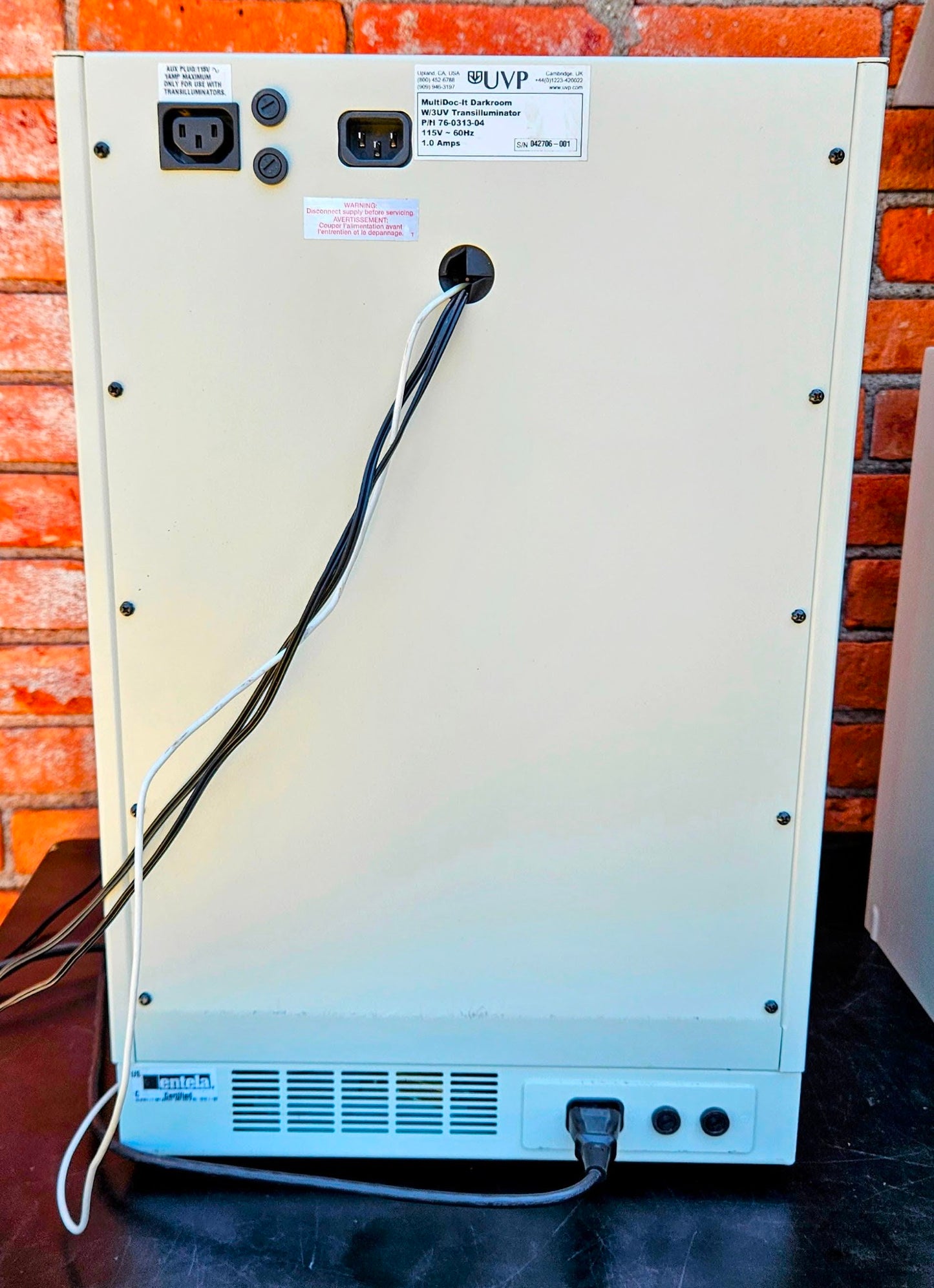 UVP MULTIDOC-IT DIGITALIMAGE SYSTEM MINI DARKROOM CANON TV ZOOM J6x11 MACRO LENS