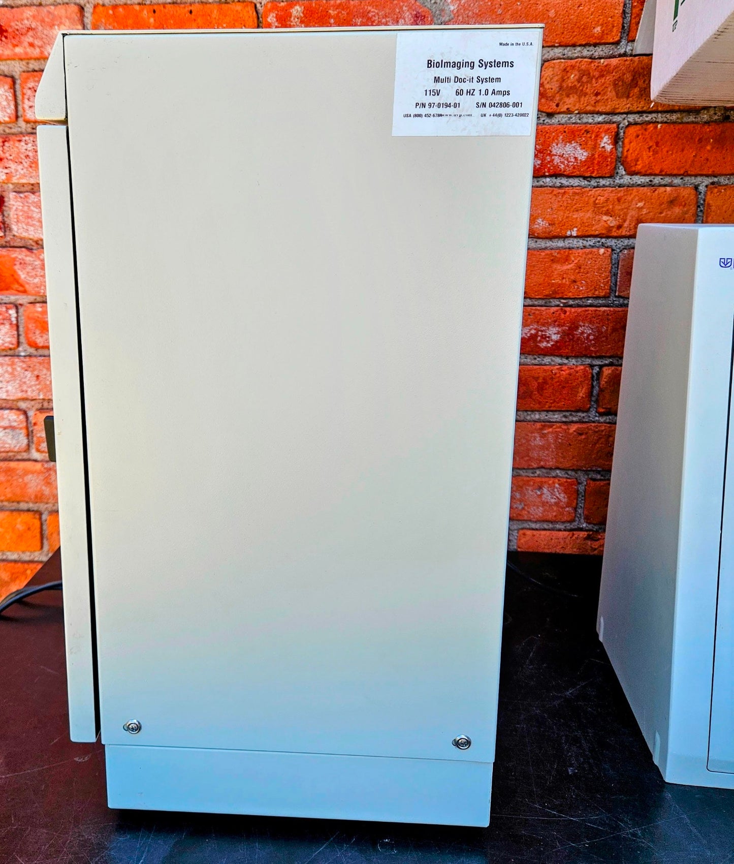 UVP MULTIDOC-IT DIGITALIMAGE SYSTEM MINI DARKROOM CANON TV ZOOM J6x11 MACRO LENS