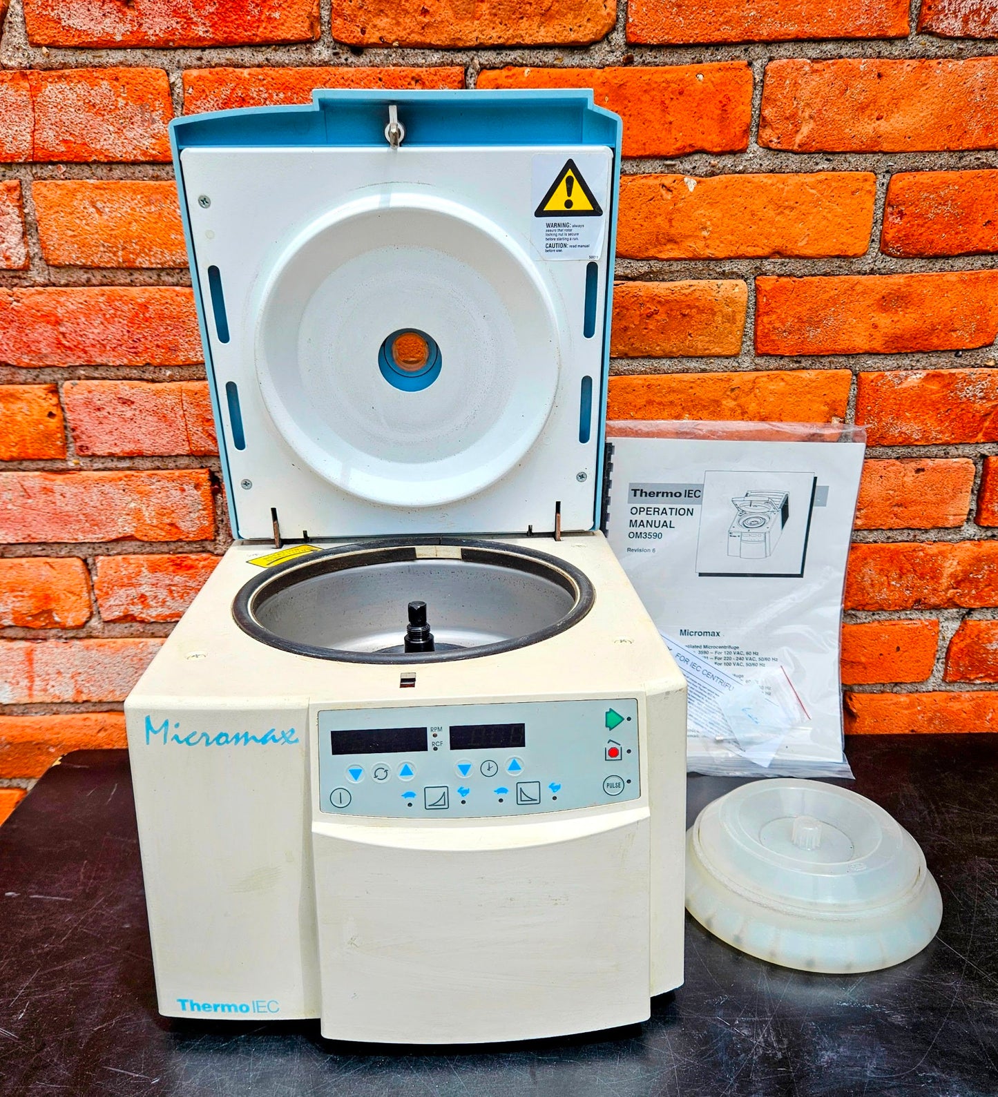 THERMO IEC MICROMAX w/ ROTOR WATCH VIDEO