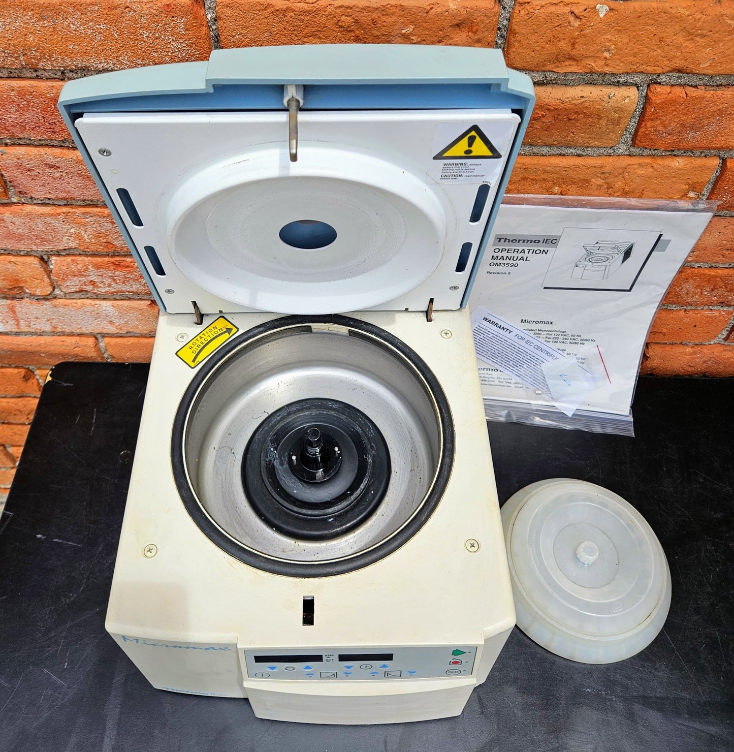 THERMO IEC MICROMAX w/ ROTOR WATCH VIDEO