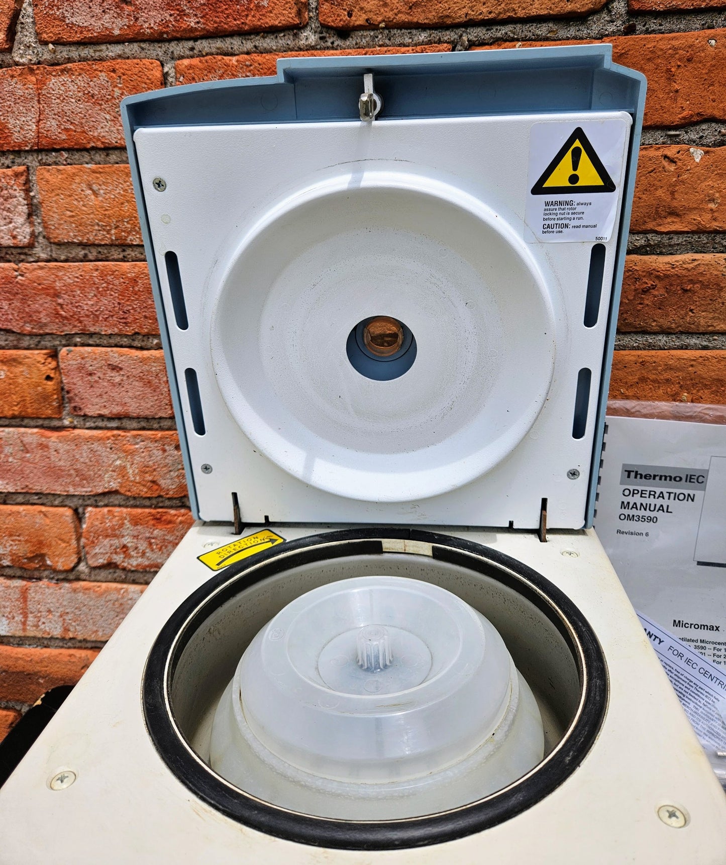 THERMO IEC MICROMAX w/ ROTOR WATCH VIDEO