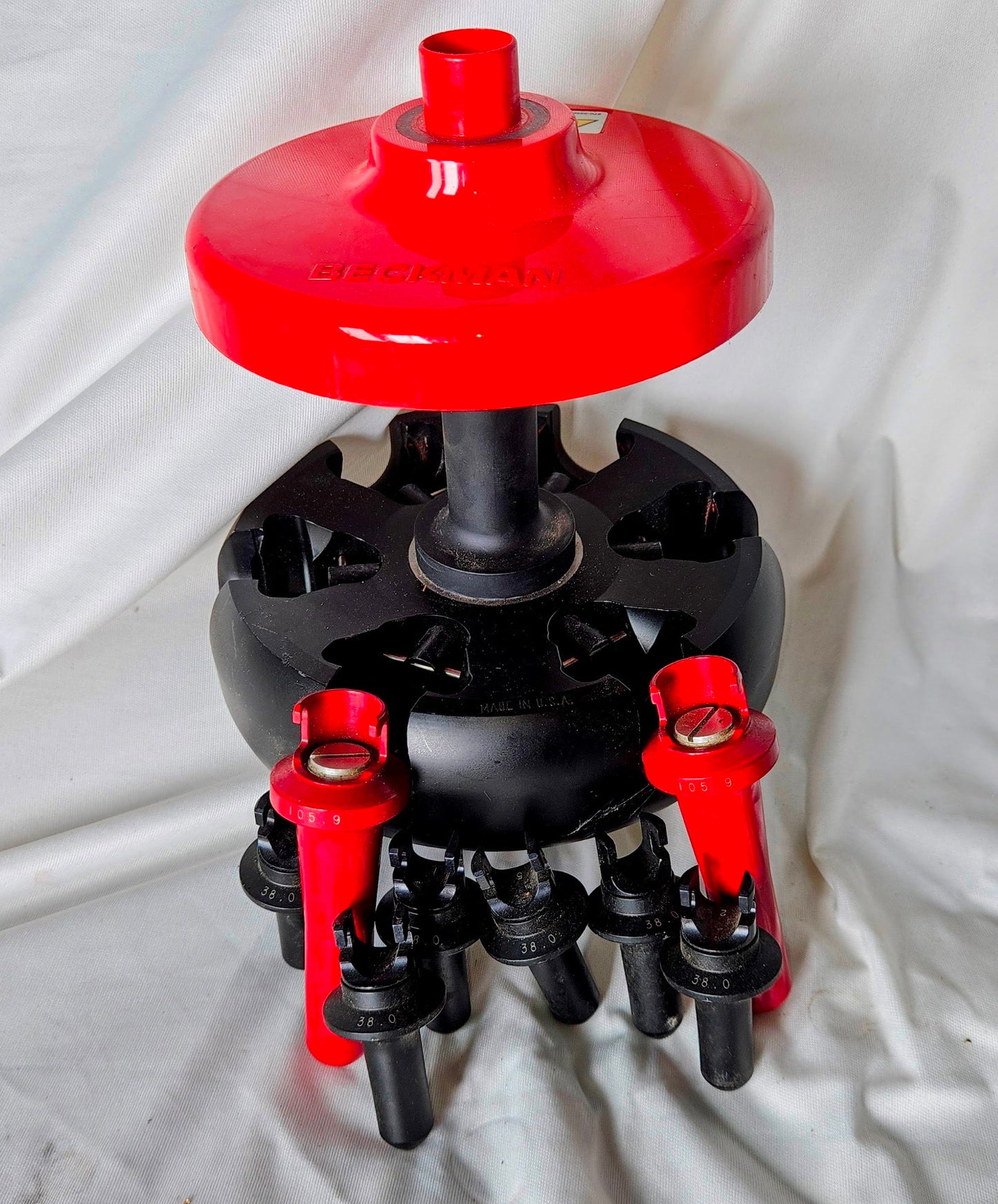 BECKMAN COULTER H, R, S ULTRACENTRIFUGE SW40 Ti ROTOR 6x14mL & BUCKETS 40,000rpm