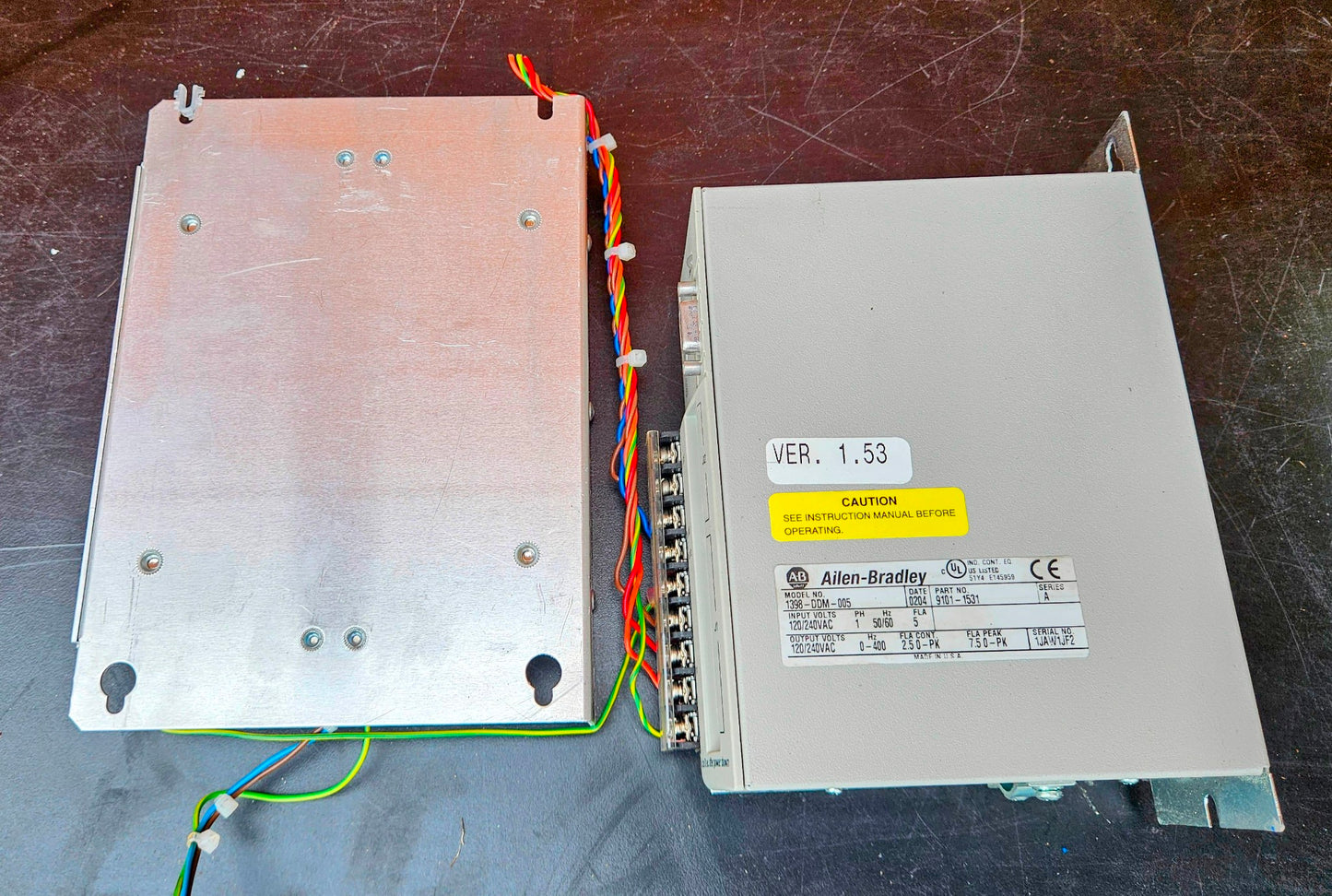 *WARRANTY* ALLEN BRADLEY 1398-DDM-005 SERVO DRIVE with Arcotronics 250VAC 50/60H