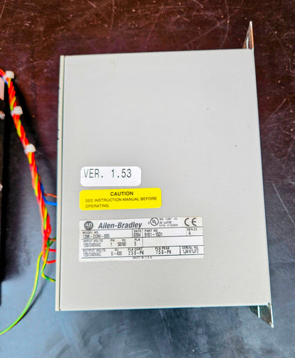 *WARRANTY* ALLEN BRADLEY 1398-DDM-005 SERVO DRIVE with Arcotronics 250VAC 50/60H