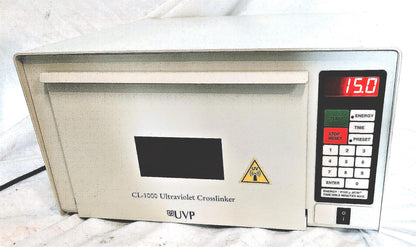 WARRANTY* UVP CL-1000 ULTRAVIOLET CROSSLINKER with OPERATIONAL MANUAL WATCHVIDEO